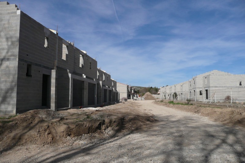 Logements collectifs en cours de construction